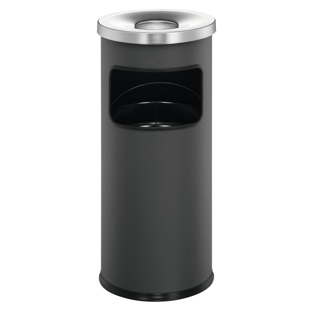 Cendrier-poubelle à couvercle étouffoir, 17 litres SAFE anthracite DURABLE - Cendrier-poubelle à couvercle étouffoir DURABLE SAFE anthracite, vue d'ensemble