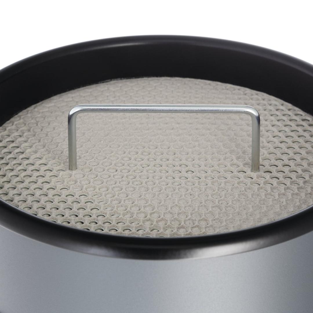 Cendrier-poubelle avec sable, 17 litres rond anthracite DURABLE - Cendrier-poubelle avec sable DURABLE rond anthracite, cendrier et sa grille