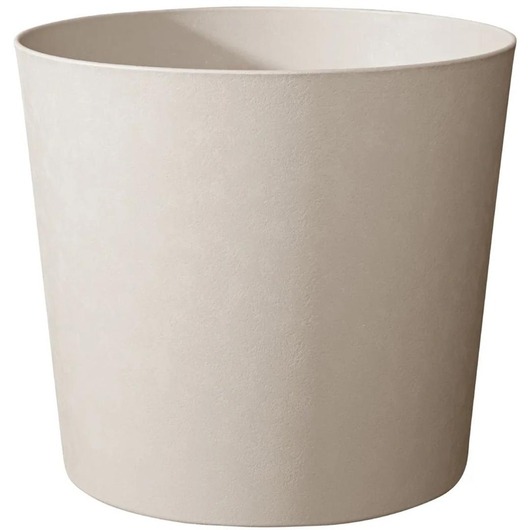 Pot de fleurs conique, aspect calcaire ELEMENT conique Ø 25 cm calcaire POÉTIC - Pot de fleurs conique Poétic ELEMENT conique Ø 25 cm calcaire, vue d'ensemble
