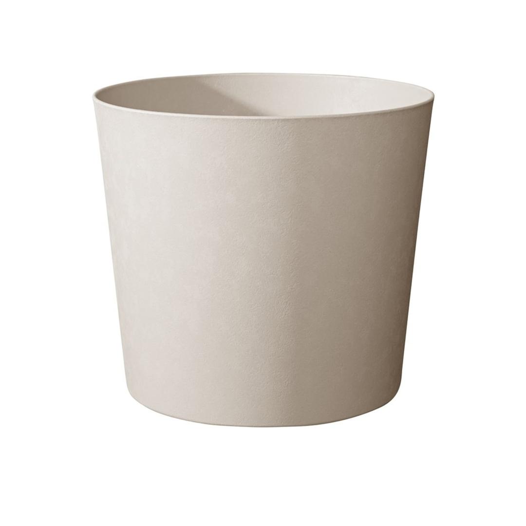Pot de fleurs conique, aspect calcaire ELEMENT conique Ø 60 cm calcaire POÉTIC - Pot de fleurs conique Poétic ELEMENT conique Ø 60 cm calcaire, vue d'ensemble