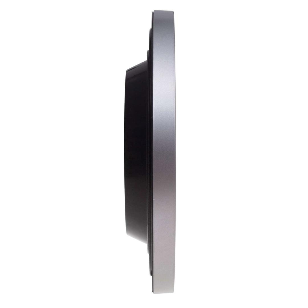 Horloge murale radio-pilotée, Ø 30 cm step 30 radio argent MAUL - Horloge murale radio-pilotée MAUL step 30 radio argent, profil