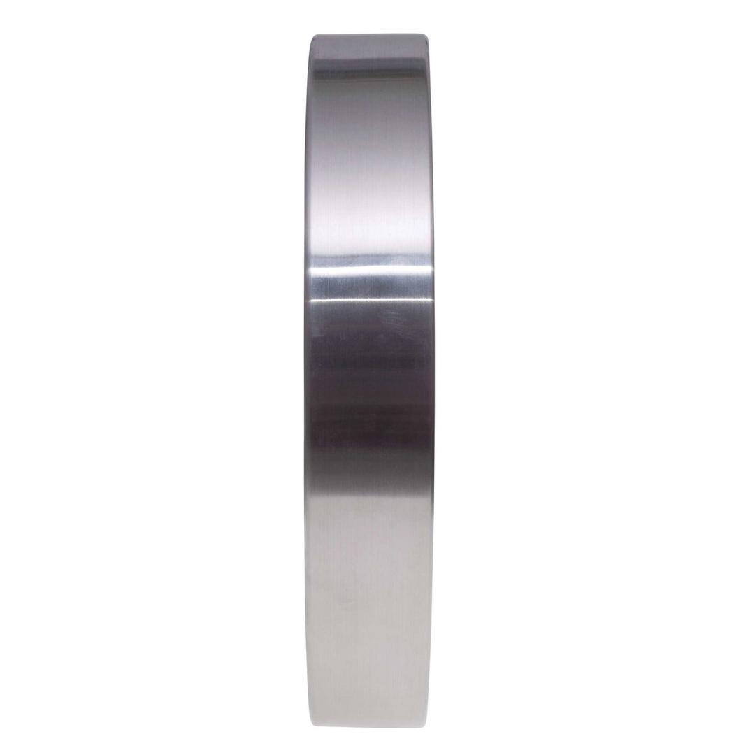 Horloge radio-pilotée en aluminium, Ø 30,5 cm fly cadran noir MAUL - Horloge radio-pilotée en aluminium MAUL fly cadran noir, profil