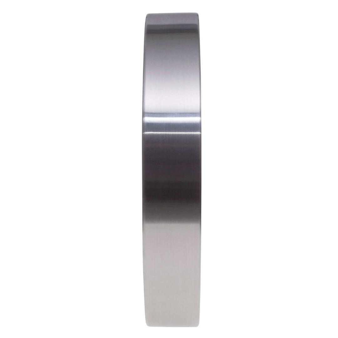 Horloge radio-pilotée en aluminium, Ø 30,5 cm fly cadran blanc MAUL - Horloge radio-pilotée en aluminium MAUL fly cadran blanc, profil