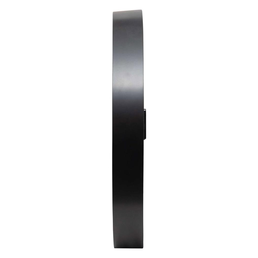 Horloge murale radio-pilotée, Ø 31 cm jump noir MAUL - Horloge murale radio-pilotée MAUL jump noir, profil