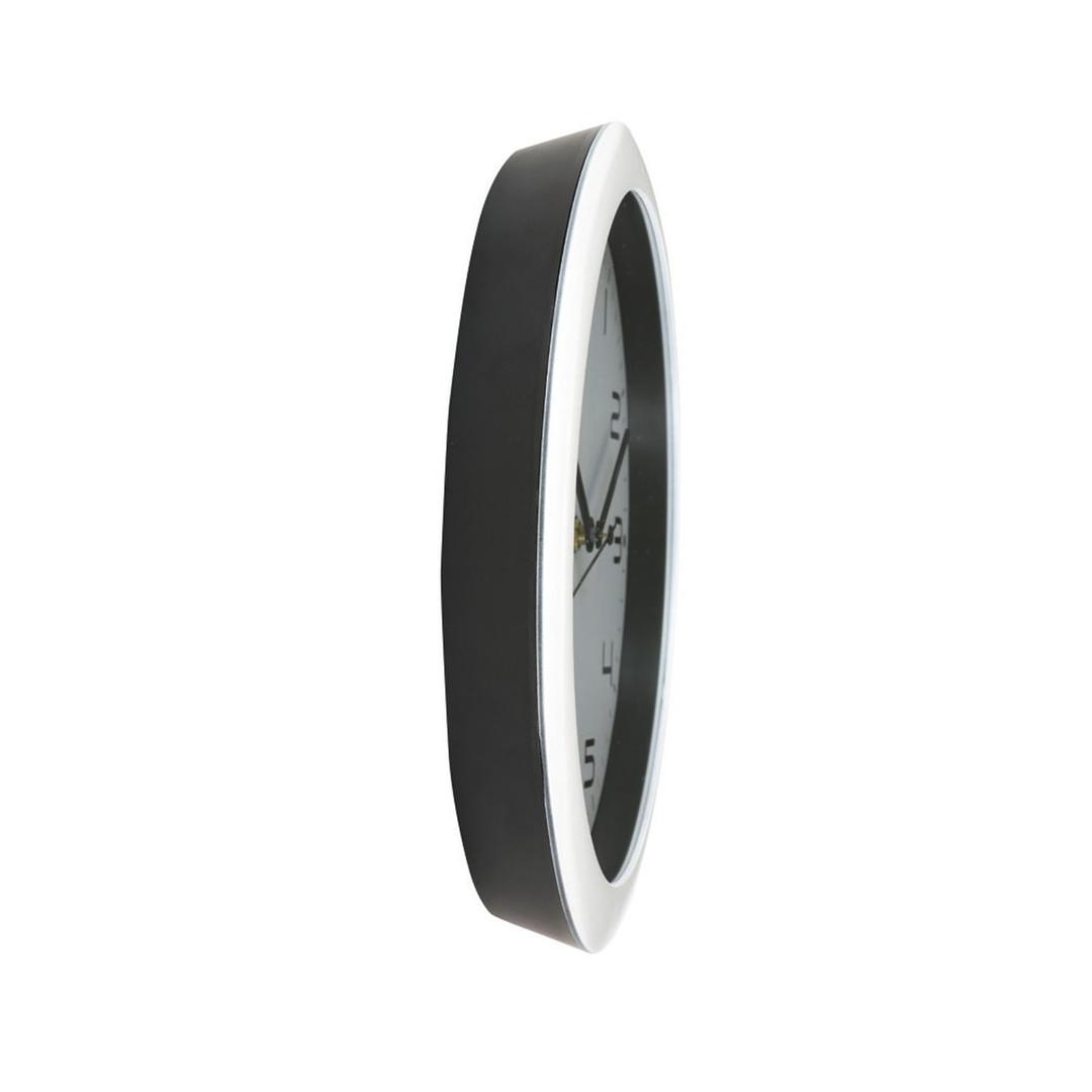 Horloge murale silencieuse, Ø 30 cm HORNEW blanc ALBA - Horloge murale silencieuse ALBA HORNEW blanc, profil