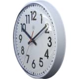 Horloge murale à quartz, Ø 26 cm NXT Peter blanc NEXTIME - Horloge murale à quartz NeXtime NXT Peter blanc, vue de biais