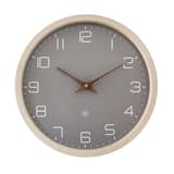 Horloge murale silencieuse papier et bioplastique, Ø 30 cm NXT Eco beige NEXTIME - Horloge murale silencieuse papier et bioplastique NeXtime NXT Eco beige, vue d'ensemble