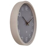 Horloge murale silencieuse papier et bioplastique, Ø 30 cm NXT Eco beige NEXTIME - Horloge murale silencieuse papier et bioplastique NeXtime NXT Eco beige, profil