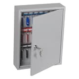 Armoire à clés murale, 42 clés KC0601K PHOENIX - Armoire à clés murale Phoenix KC0601K, porte entrouverte