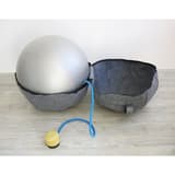 Ballon d'assise, housse en feutre ERGO SPHERE gris UNILUX - Ballon d'assise UNILUX ERGO SPHERE gris, ballon et housse