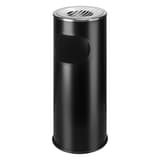 Cendrier-poubelle, 13 litres the shark noir HELIT - Cendrier-poubelle helit the shark noir, vue d'ensemble