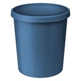 Corbeille à papier, plastique recyclé the green german 18 litres HELIT - Corbeille à papier helit the green german 18 litres bleue, vue d'ensemble