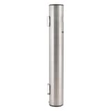Cendrier mural en inox, 40,5 cm colonne argent SECURIT - Cendrier mural en inox Securit colonne argent, vue de côté