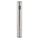 Cendrier mural en inox, 40,5 cm colonne argent SECURIT - Cendrier mural en inox Securit colonne argent, dos et platine de fixation
