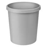 Corbeille à papier, plastique recyclé the green german 18 litres HELIT - Corbeille à papier helit the green german 18 litres gris clair, vue d'ensemble