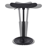 Tabouret assis-debout Sitness H2 noir TOPSTAR - Tabouret assis-debout Topstar Sitness H2 noir, mobilité de l'assise