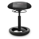 Tabouret actif gaming Sitness RS Bob noir / noir TOPSTAR - Tabouret actif gaming Topstar Sitness RS Bob noir / noir, vue de trois quarts