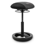 Tabouret actif gaming Sitness RS Bob noir / noir TOPSTAR - Tabouret actif gaming Topstar Sitness RS Bob noir / noir, vue de face