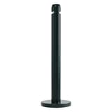 Cendrier sur colonne en aluminium Smokers' Pole RUBBERMAID - Cendrier sur colonne Rubbermaid Smokers' Pole noir, vue d'ensemble