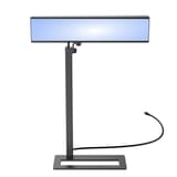 Lampe de luminothérapie LED, tête pivotante Dayvia SUNDESK 3 UNILUX - Lampe de luminothérapie LED UNILUX Dayvia SUNDESK 3 noire, mode lumière cyan