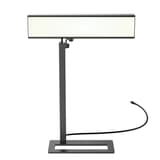 Lampe de luminothérapie LED, tête pivotante Dayvia SUNDESK 3 UNILUX - Lampe de luminothérapie LED UNILUX Dayvia SUNDESK 3 noire, mode lumière blanche neutre de bureau