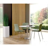 Panneau mural acoustique autocollant, 60 x 80 cm, lot de 2 panneau mural acoustique Oxford, lot de 2 KERKMANN - Panneau mural acoustique autocollant kerkmann panneau mural acoustique Oxford, lot de 2, posés au mur d'un coin repas