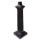 Cendrier sur colonne en résine GroundsKeeper Tuscan noir RUBBERMAID - Cendrier sur colonne en résine Rubbermaid GroundsKeeper Tuscan noir, vue d'ensemble