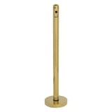 Cendrier sur pied en inox, socle béton SMOKER POLE doré SECURIT - Cendrier sur pied en inox Securit SMOKER POLE doré, vue d'ensemble