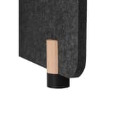 Pieds pour panneau acoustique, 5 x 10 x 5 cm, lot de 2 petits pieds Modular Sculpo, lot de 2 ARCHYI - Pieds pour panneau acoustique ARCHYI petits pieds Modular Sculpo, lot de 2, monté sous un panneau