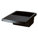 Couvercle, pour bac à papier LOGO-DRIVE couvercle avec bac 5 litres pour LOGO-DRIVE HAN - Couvercle HAN avec bac 5 litres pour LOGO-DRIVE, noir, vue d'ensemble