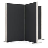 Cloison acoustique en frêne, cube de 4 parois Wood Series cube gris MAGNETOPLAN - Cloison acoustique en frêne magnetoplan Wood Series cube gris, vue d'ensemble
