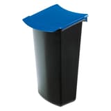 Insert à déchets, à accrocher insert MONDO avec couvercle HAN - Insert à déchets HAN pour corbeille MONDO, avec couvercle couvercle bleu, vue d'ensemble
