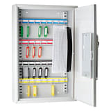 Armoire à clés murale à code électronique, 21 ou 32 clés Armoire à clés à serrure électronique WEDO - Armoire à clés à serrure électronique WEDO 32 clés, porte ouverte