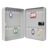 Armoire à clés murale à code, 24 à 60 clés Armoire à clés à combinaison WEDO - Armoire à clés à combinaison WEDO 36 clés, porte ouverte