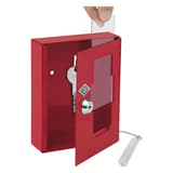 Boîte murale pour clé de secours, avec marteau Boîte à clé de secours WEDO - Boîte murale pour clé de secours WEDO Boîte à clé de secours, prise de la clé