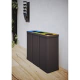 Poubelle de tri sélectif 50 litres PBCORB plastique ALBA - Poubelle de tri sélectif ALBA PBCORB plastique, en situation