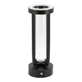 Lampe-vase LED sans fil, tube en verre FLORENCE SECURIT - Lampe-vase Securit FLORENCE éteinte, tube en verre et armature noire