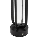 Lampe-vase LED sans fil, tube en verre FLORENCE SECURIT - Socle rond de la lampe-vase Securit FLORENCE, avec son bouton