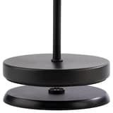 Lampe de table LED sans fil, verre fumé ANTON APS - Pied de la lampe APS ANTON soulevé au-dessus du socle de charge