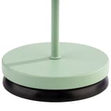 Lampe de table LED sans fil, abat-jour en métal MERLE APS - Pied de la lampe APS MERLE posé sur son socle de charge