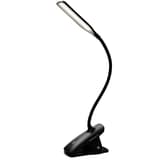 Lampe à pince LED sans fil, bras flexible LEDCLIP ALBA - Lampe ALBA LEDCLIP de profil, bras flexible et tête LED
