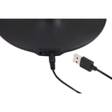 Lampe de bureau LED, double tête orientable LEDTWIN ALBA - Câble USB branché sur le socle de la lampe ALBA LEDTWIN