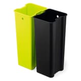 Poubelle automatique à capteur 2 × 20 litres NO TOUCH DUO DURABLE - Poubelle automatique DURABLE NO TOUCH DUO, les deux bacs de 20 litres sortis