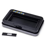 Poubelle automatique à capteur 2 × 20 litres NO TOUCH DUO DURABLE - Poubelle automatique DURABLE NO TOUCH DUO, couvercle retiré