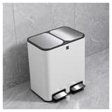Poubelle de tri à pédale 2 × 12 litres the classy HELIT - Poubelle de tri helit the classy 2 × 12 litres, en situation