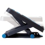 Repose-pieds massant, 3 hauteurs et bascule Energizer FELLOWES - Repose-pieds Fellowes Energizer, vue de profil, bascule/inclinaison
