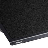 Repose-pieds en métal, grand plateau Professional Series métal FELLOWES - Repose-pieds métal Fellowes Professional Series, détail surface antidérapante