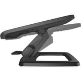 Repose-pieds réglable assis-debout, mouvement actif Hana LT FELLOWES - Repose-pieds Fellowes Hana LT noir, profil position haute