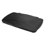 Couvercle à charnière pour collecteur Slim Jim, noir Slim Jim couvercle à charnière RUBBERMAID - Couvercle à charnière noir Rubbermaid Slim Jim, vue d'ensemble