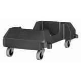 Chariot à roulettes attelable pour collecteur Slim Jim Slim Jim chariot attelable RUBBERMAID - Chariot attelable Rubbermaid Slim Jim, vue d'ensemble